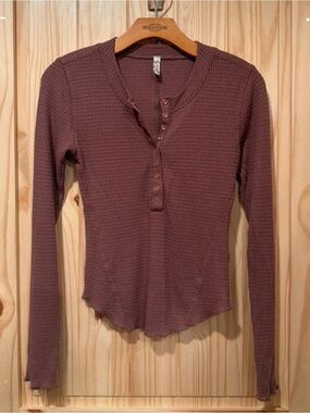 Free People Thermal Henley Medium